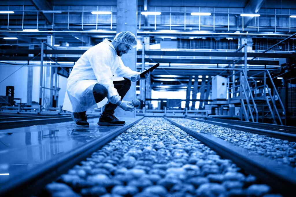 2025 Industry Food and Beverage Blue Sepia